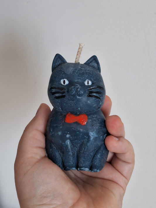 Bougie moulée Jiji le chat